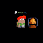 A player punching the Dinner Bell