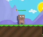 Player walking over a Ghost Block