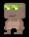 A player wearing the Green Glasses