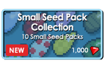 The Small Seed Pack's store button.