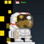 A player wearing the full Astronaut set