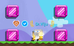 A player wearing the Volcanic Gauntlets