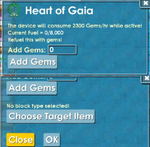 Heart of Gaia's window when wrenched.