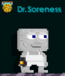 A player wearing the Time Gauntlet