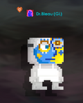 A player wearing the Picasso Face