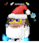 A player wearing the Royal Winter Title.