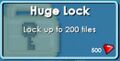 Huge Lock's old store button