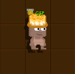 A player wearing a Harmony Mooncake Hat