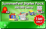 The SummerFest Starter Pack during SummerFest 2024.