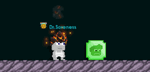A player wearing the Volcanic Crown.