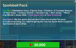 Sportsball Pack's purchase screen