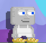A player with Loafers equipped