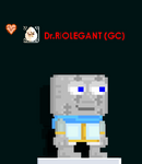 A player wearing the Angel Coat