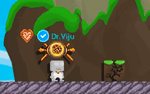A player wearing the Astral Crest