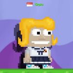 A player wearing the Girls's School Uniform Skirt