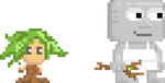 A player wearing the Dryad