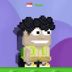 A player wearing the Curly Hair