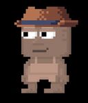A player wearing the Straw Fedora