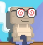 A player wearing X-Ray Specs