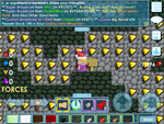 Gems placed as blocks by @Seth in the world FORCES