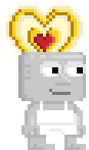A player with the Loving Halo equipped