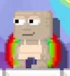 A player wearing Rainbow Wings