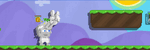 Boastful Brawler Hair's punch effect.