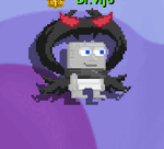 A player wearing the Possessing Scarf