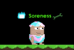 A player wearing the Cracked Egg Set