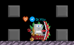 A player wearing the Dragon Fruit Bow Rider.