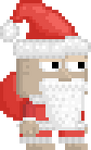 A player wearing the Santa Set