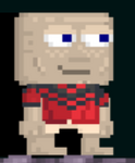 A player wearing the Scaled Shirt
