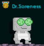 A player wearing the Cucumber Eyes