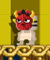 A player wearing Defiant Jester's Mask