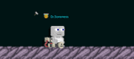 A player wearing the Muscle Minigun