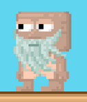 A player equipping a Seafoam Beard.