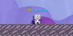 A player wearing the Shawl of Shadows
