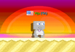 A player wearing the Ultraviolet Charm