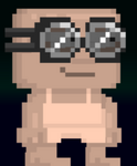 A player wearing the Dal's Goggles
