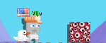 A player wearing the Noodle's Loaf Hat