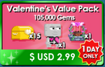 The Valentine's Value Pack during Valentine's Week 2023