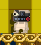 A player wearing the Cyber Punk Mask