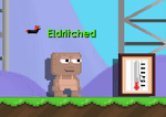 A player punching the Thermometer