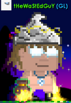 A player equipping a Foil Hat