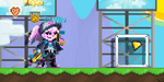 A player equipping the Space Rabbit (transformed)