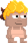 A player wearing the Feminine Sunflower Hair.