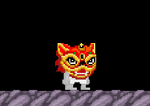 A player wearing the Lion Dancer Mask - Golden