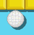 A placed Disco Ball