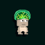 A player wearing the Plasma Hair
