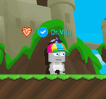 A player wearing the Heli-Cap-tor